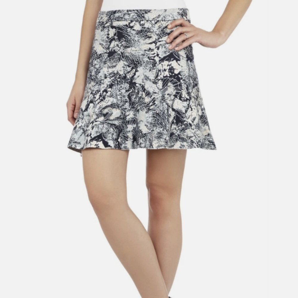 BCBGMaxAzria Meya Flioage Jacquard Skirt